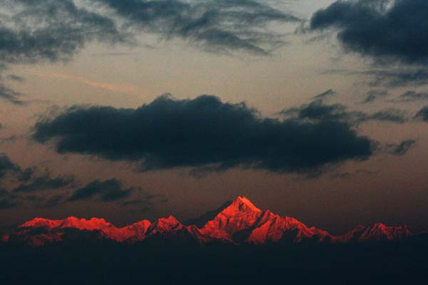 View of Kanchanjungha Range from Rishyap
